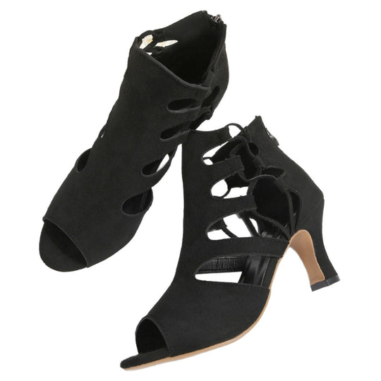 Damen Offene High-Heels mit kunstvollem Schnürdesign R&B