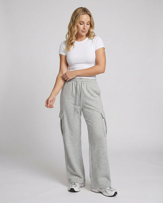 Damen Cargo-Style Sweatpants von R&B
