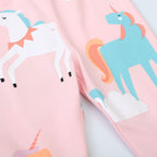 Mädchen Leggings mit bunten Einhorn-Designs R&B