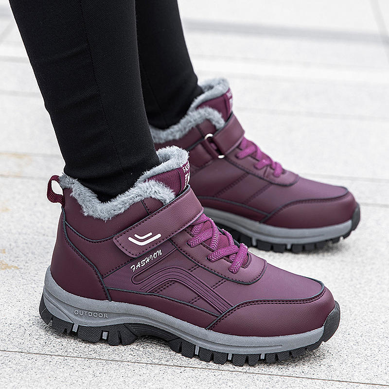 Damen Sportliche Winter Sneaker mit Warmfutter und rutschfester Sohle R&B