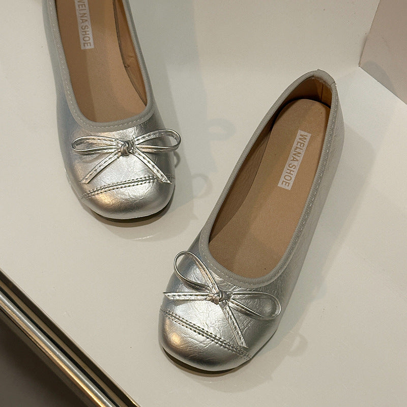 Damen Ballerina-Schuhe mit elegantem Schleifendetail R&B