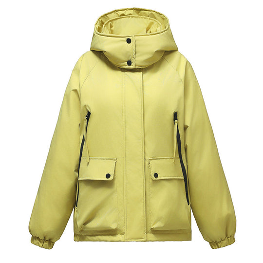 Damen sportliche Übergangsjacke mit vielfältigen Taschen und verstellbarem Kragen R&B