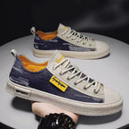 Damen Sportliche Canvas-Sneaker mit atmungsaktiver Zehenkappe und flexibler Laufsohle R&B