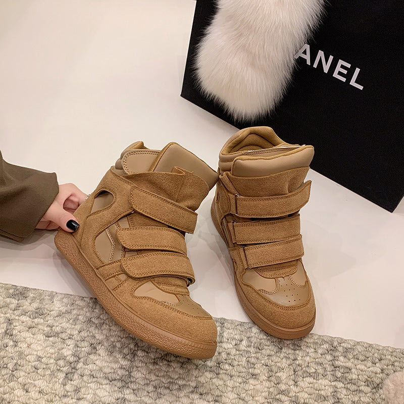 Damen Hochwertige Sneaker mit verstellbarem Klettverschluss und dämpfender Innensohle R&B