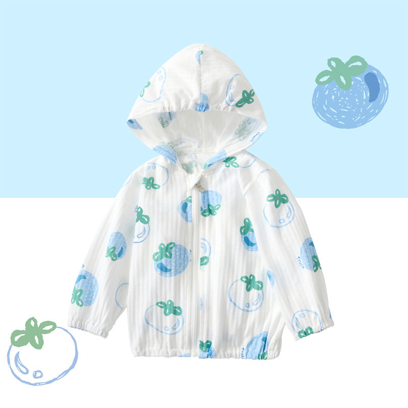 Unisex nan leichtgewicht Musselin Kapuzenjacke für Babys mit elastischen Bündchen R&B