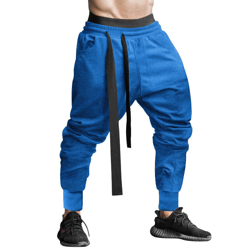 Herren Modische Freizeithose mit elastischem Bund und stylischem Kordelzug R&B