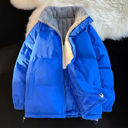 Damen Daunenjacke mit weichem Innenfutter und hohem Kragen R&B