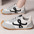 Damen Sportliche Sneakers mit weichem Obermaterial und bequemer Sohle