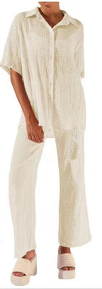 Damen luftiges und elegantes Zweiteiler-Set R&B