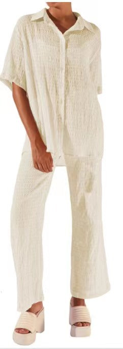 Damen luftiges und elegantes Zweiteiler-Set R&B