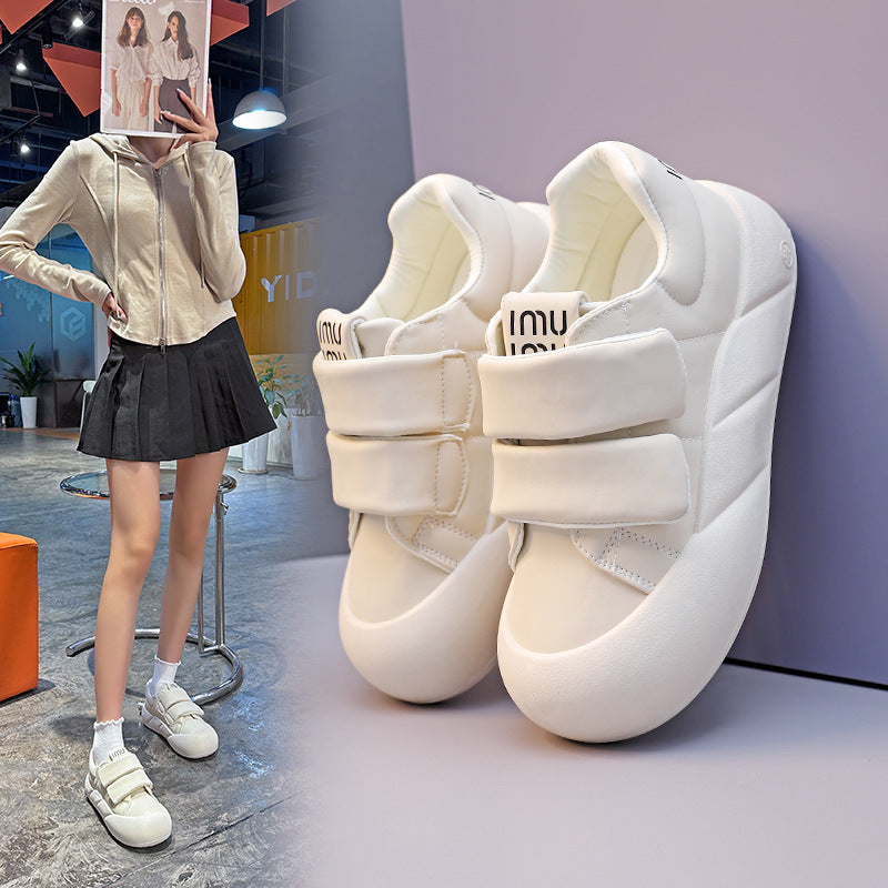 Damen Sneakers mit praktischen Klettverschlüssen und komfortabler Laufsohle R&B
