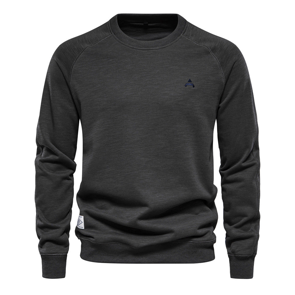 Herren Sweatshirt mit Raglanärmeln und hochwertiger Baumwolloberfläche R&B