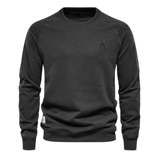 Herren Sweatshirt mit Raglanärmeln und hochwertiger Baumwolloberfläche R&B