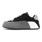 Damen modische Sneaker mit geprägtem Obermaterial und sportlicher Sohle R&B