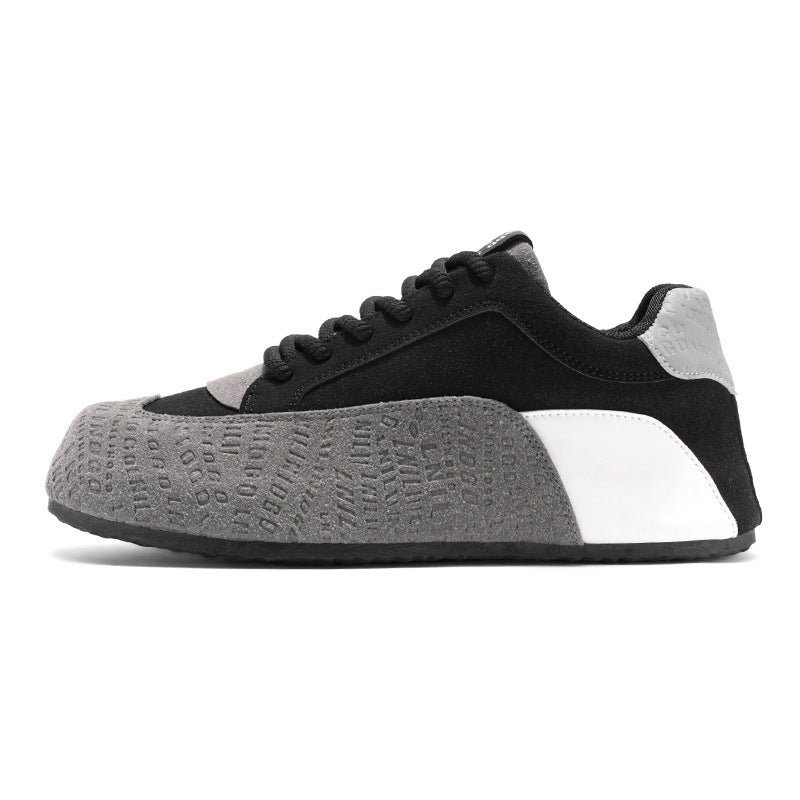 Damen modische Sneaker mit geprägtem Obermaterial und sportlicher Sohle R&B