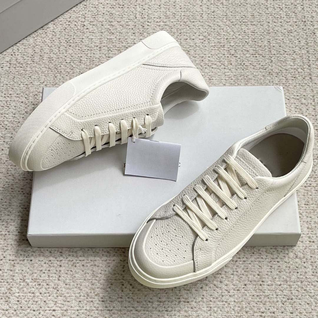 Damen Leder Sneakers mit strukturiertem Obermaterial und rutschfester Sohle R&B