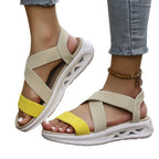 DamenSportliche Sandalen mit verstellbaren Riemen R&B