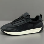 Damen Sportliche Sneaker mit atmungsaktiver Oberflächenstruktur und stoßdämpfender Sohle