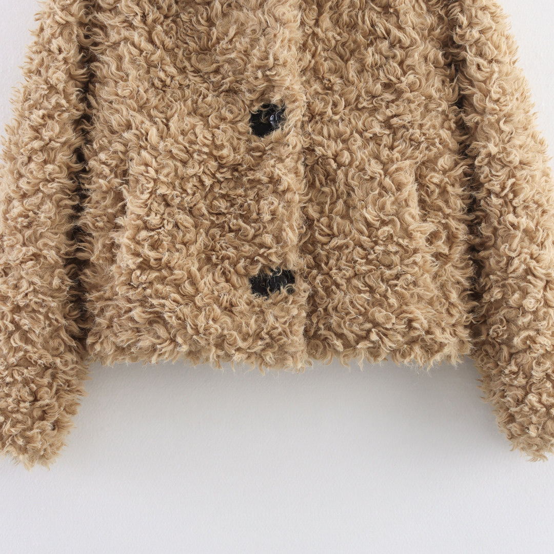 Damen Teddyfelljacke R&B