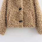 Damen Teddyfelljacke R&B