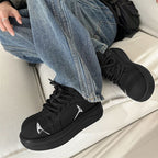 Damen Modische Sneakers mit dicker Sohle und dekorativen Applikationen R&B