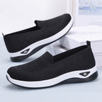 Damen Bequeme Slip-On Sneakers mit atmungsaktivem Obermaterial R&B