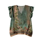 Damen Bluse mit floralem Muster R&B