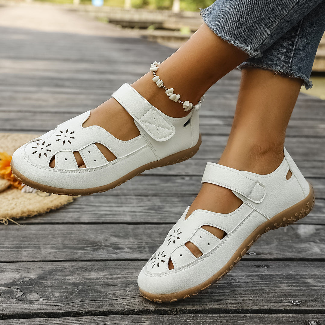 Damen Atmungsaktive Sandalen mit verstellbarem Klettverschluss R&B
