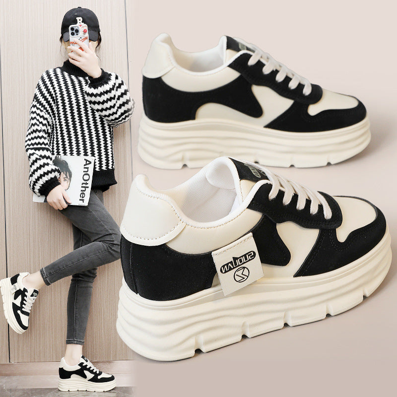 Damen Sportliche Chunky Sneakers mit dämpfendem Sohlenprofil und modischem Design R&B