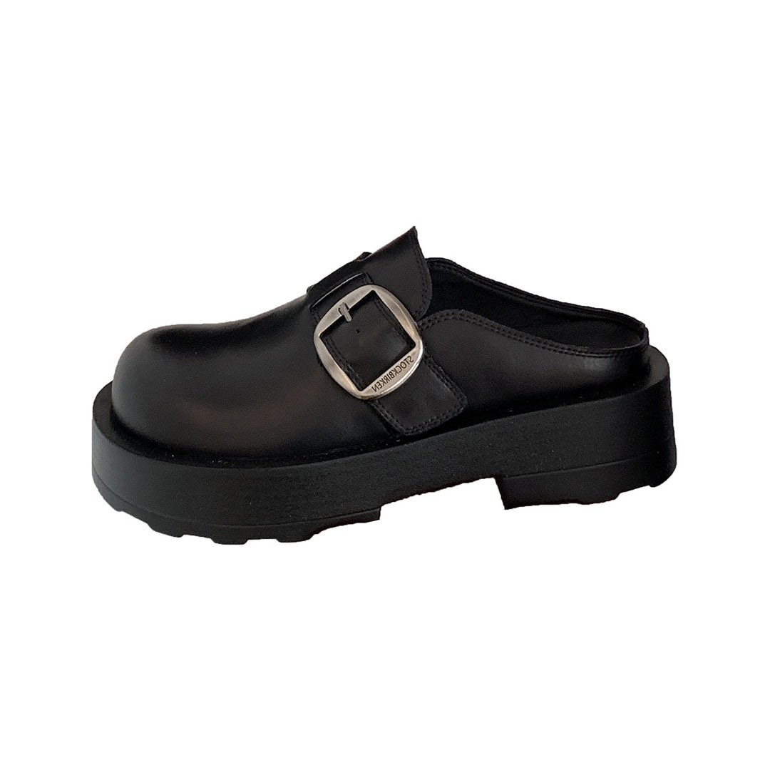 Damen Clogs mit elegantem Schnallenverschluss und rutschfester Sohle R&B