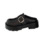 Damen Clogs mit elegantem Schnallenverschluss und rutschfester Sohle R&B