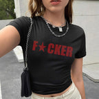 Damen Statement T-Shirt R&B