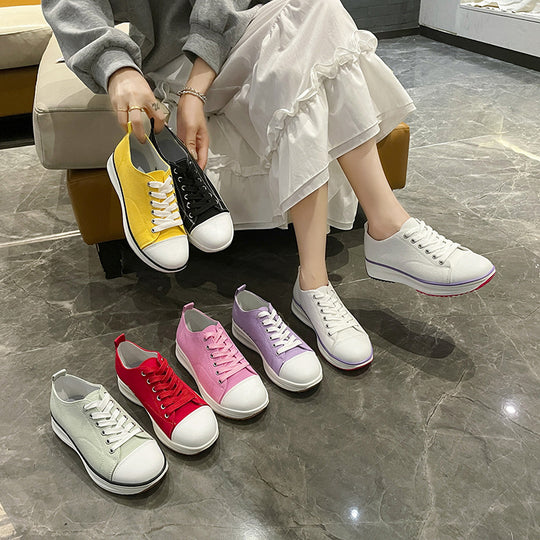 Damen Bequeme Sneaker mit eleganter Gummisohle R&B