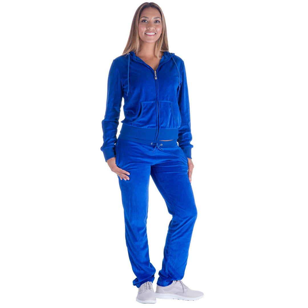 Damen Sportlicher Jogginganzug mit Kapuze R&B