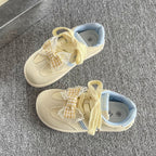 Damen Sportliche Sneakers mit verspieltem Schleifendetail
