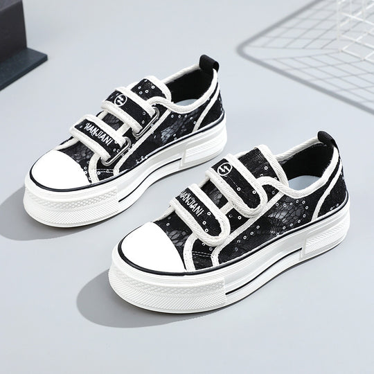 Damen Sneakers mit Klettverschluss und modischem Design R&B