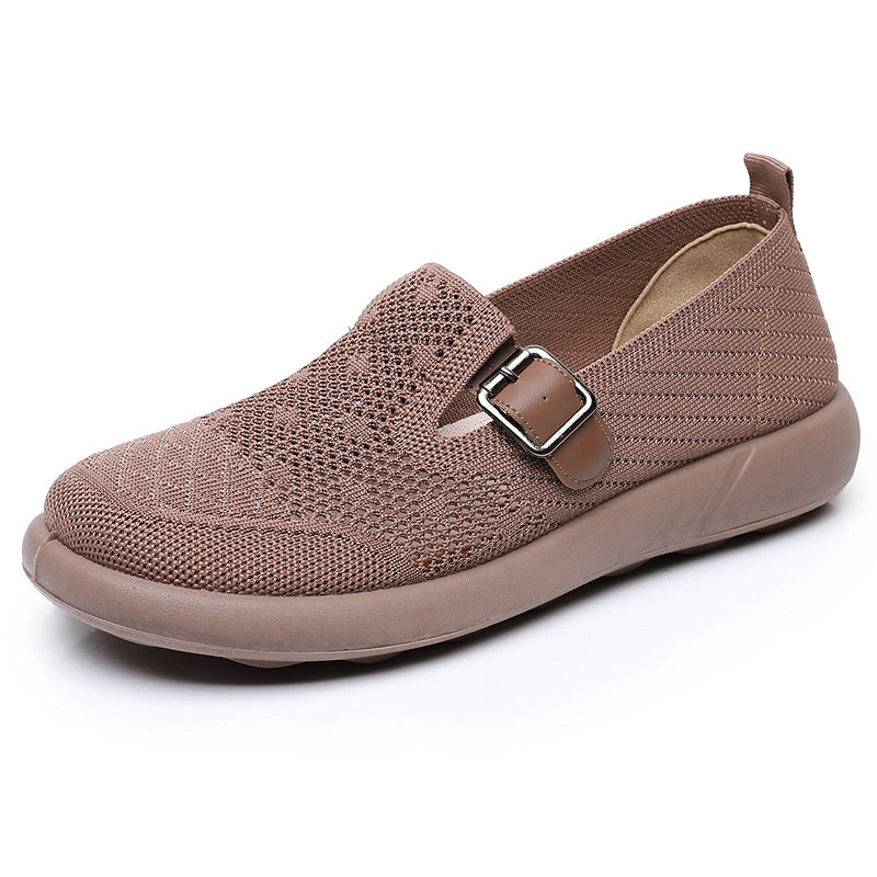 Damen Atmungsaktive Slip-On Schuhe mit verstellbarem Riemen R&B