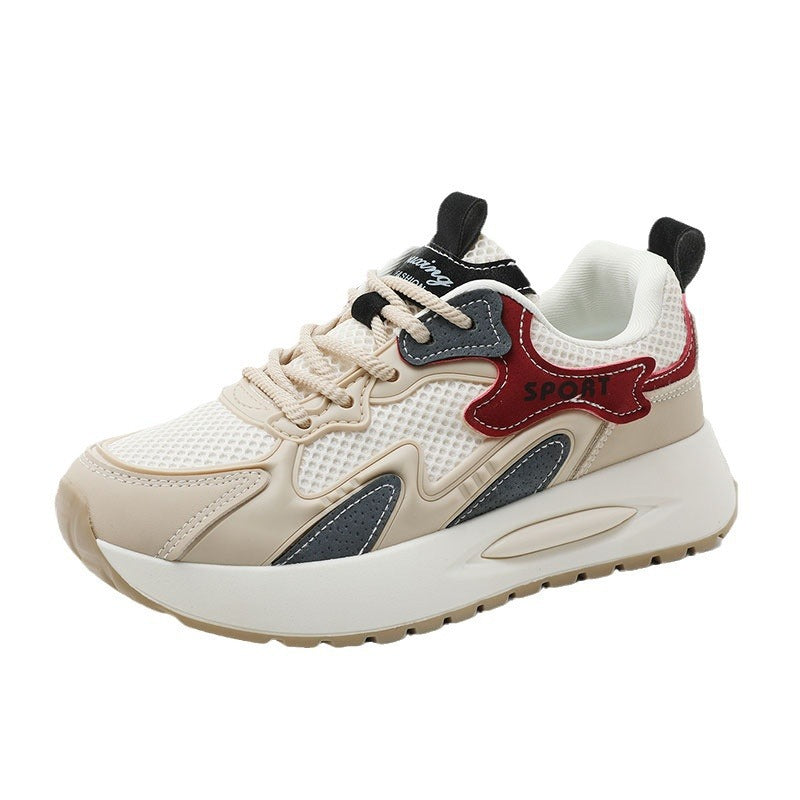 Damen Sportliche Sneaker mit atmungsaktivem Mesh-Obermaterial und dämpfender Laufsohle R&B