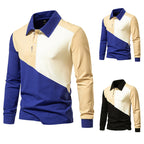 Herren Poloshirt mit modernem Farbblockdesign und komfortablem Schnitt