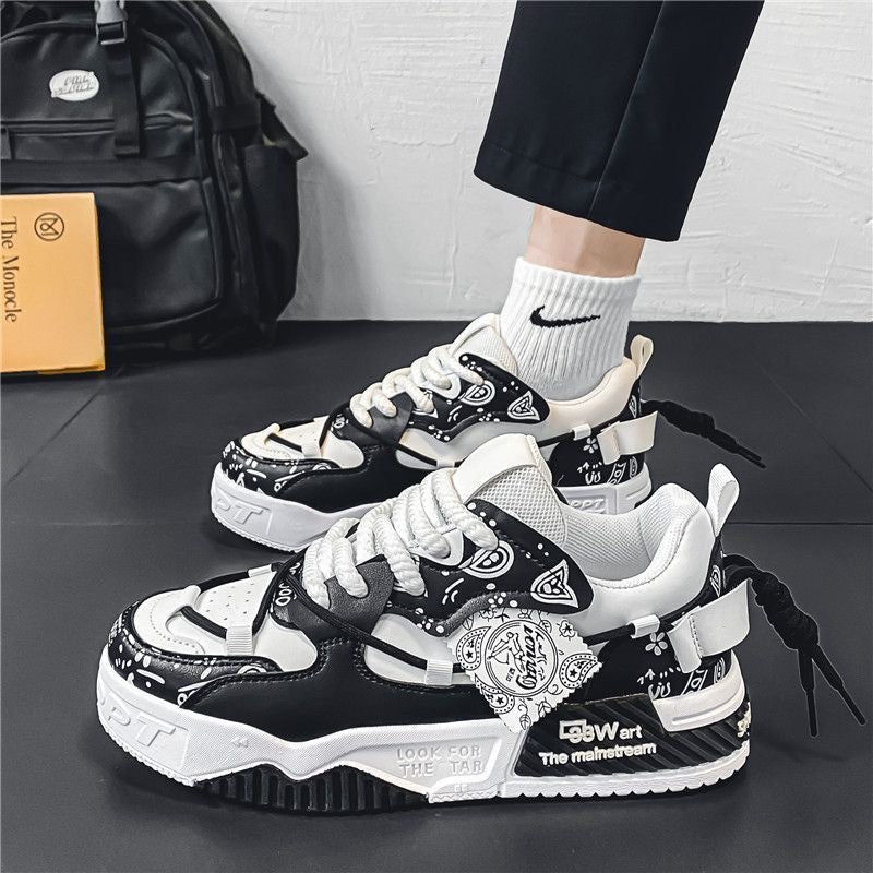 Damen Sportliche Sneakers mit modernem grafischen Design und hoher Dämpfung