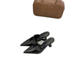 Damen Slingback-Pumps mit elegantem transparentem Riemendesign R&B