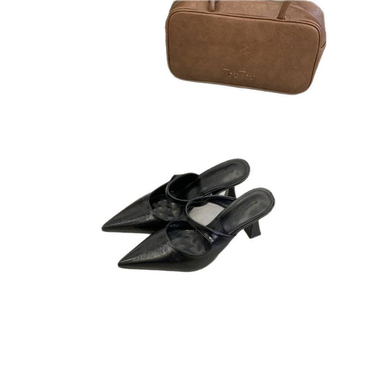 Damen Slingback-Pumps mit elegantem transparentem Riemendesign R&B