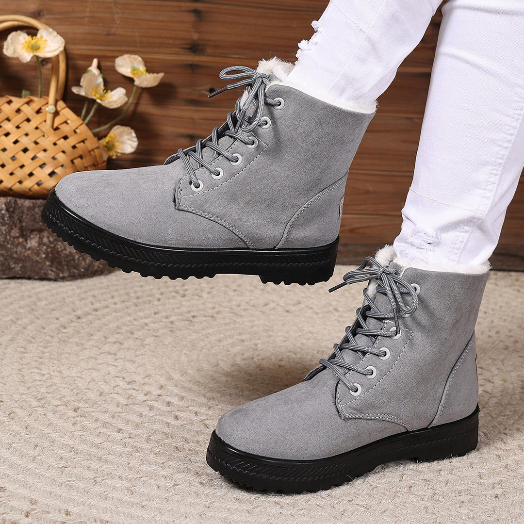 Damen Warm Gefütterte Winterstiefel R&B