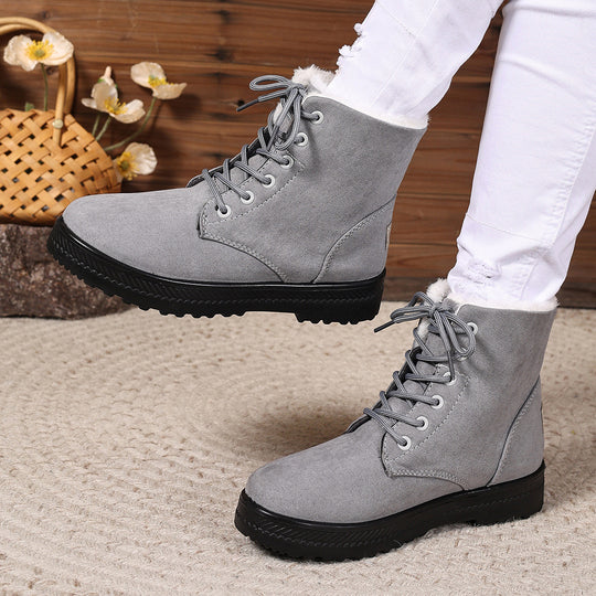 Damen Warm Gefütterte Winterstiefel R&B