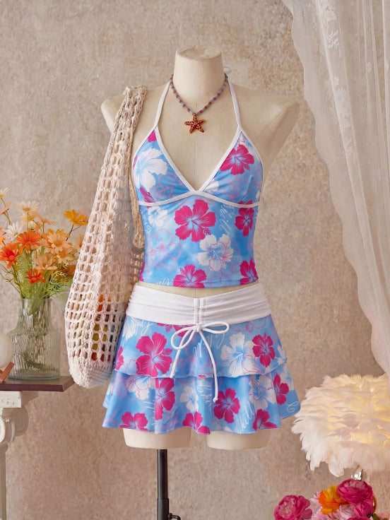 Damen Bikini-Set mit Rock R&B