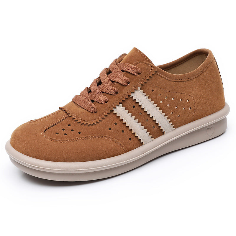 Damen Komfortable Sneakers aus weichem Wildleder R&B