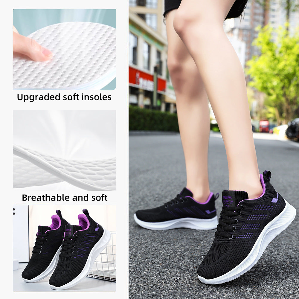 Damen Sportliche Sneaker mit atmungsaktivem Obermaterial und Dämpfungssystem R&B