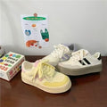 Damen Modische Sneakers mit dämpfendem Plateau und weichem Obermaterial