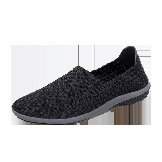 Damen Bequeme Freizeit-Slipper mit elastischer Netzstruktur und rutschfester Sohle R&B