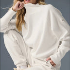 Damen Cozy Waffelstrick Sweater Set R&B